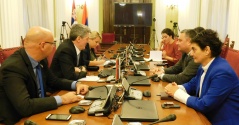 14. новембар 2017. Председник Одбора за спољне послове са државним министром Грузије за европске и евро-атлантске интеграције